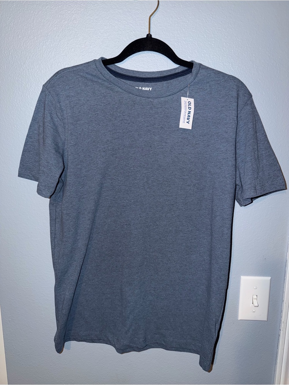 Old Navy Boy’s Slate Dirty Blue Short Sleeve Crew Tee